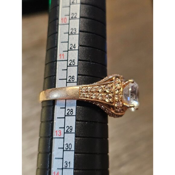 925 Sterling Silver Quartz Ring Size 12 - 8.03g - Picture 2 of 5